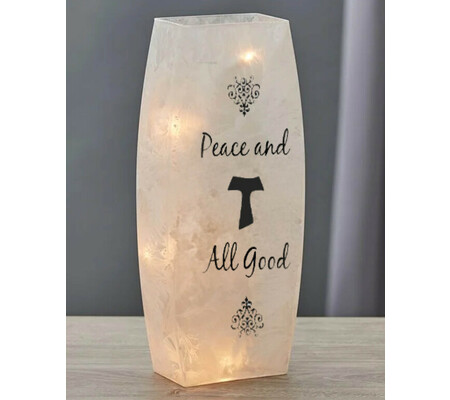 Peace and All Good Lamp