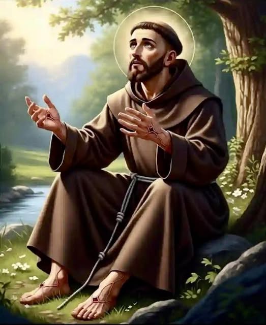 St. Francis received the Stigmata - the wounds of Christ